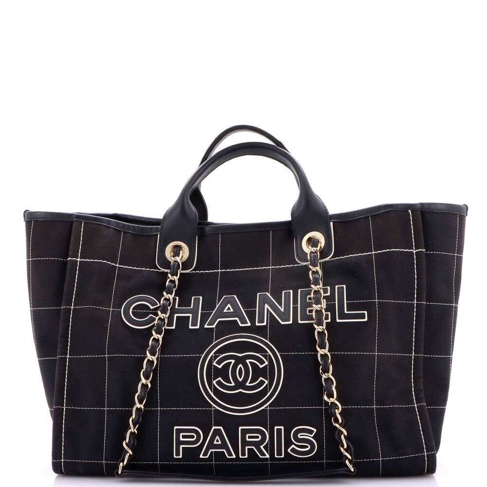Chanel Deauville Nm Tote Square #255383C37B